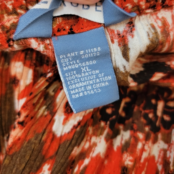 Vintage 2 Piece Coord Set Koret Skirt & Top XL Extra Large Boho Coordinating - Picture 8 of 13